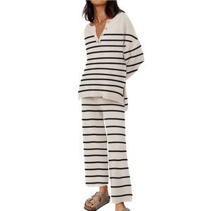 Amazon striped lounge set (brand Lillusory) size M
